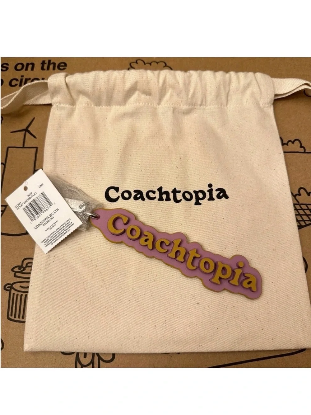❤️❤️❤️Coachtopia Bag charm❤️❤️❤️